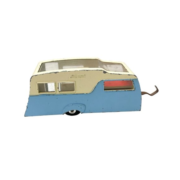 Vintage Dinky Toys Four Berth Caravan- Blue/White - Picture 3 of 10